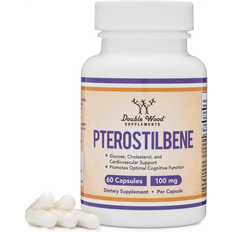 Double Wood Supplements Pterostilbene 100mg 60 pcs