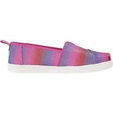 Pink Espadrilles Children's Shoes Toms Youth Alpargata Glitter - Pink Gradient