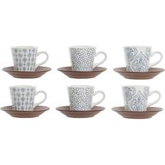 Dkd Home Decor - Taza de café 9cl 6pcs