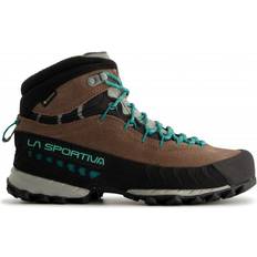 Nylon - Women Hiking Shoes La Sportiva TX4 Mid GTX W - Taupe/Emerald