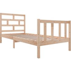 vidaXL Bed Frame Solid Pine 69.5cm