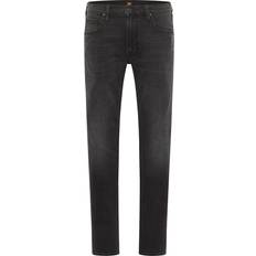 Lee Luke Dark Worn Slim Fit Jeans - Black