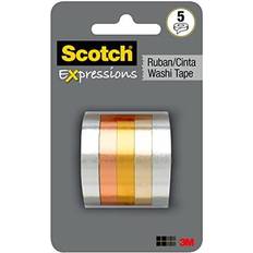 Scotch Expressions Washi Tape 59"x393" 5-pack