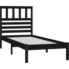 vidaXL Solid Pine 100cm Sängram 75x190cm