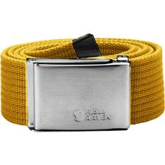 Unisex - Yellow Belts Fjällräven Merano Canvas Belt - Yellow/Ochre