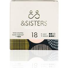 Assorbenti interni &Sisters Naked Mixed 18 pz