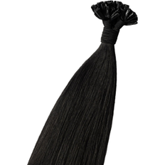 Ægte hår Microringextensions Myextensions Hot Fusion Original 50cm 50-pack #1 Sort
