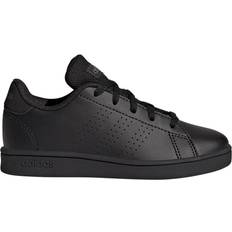 adidas Kid's Advantage Lifestyle Court Lace - Core Black/Core Black/Grey Six