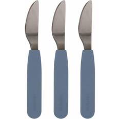 Filibabba Kinderbestecke Filibabba Silicone Knife 3-pack Powder Blue