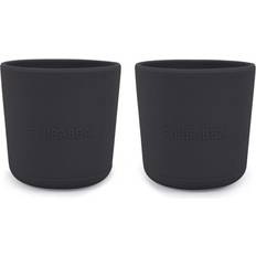 Filibabba Bekers Filibabba Silicone cup 2-pack Stone Grijs