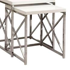 Monarch Specialties I3025 Small Table 50.8x50.8cm 2pcs