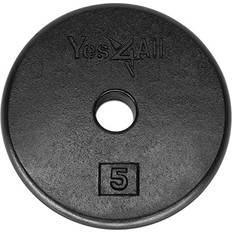 Yes4All Fitness Yes4All Standard 1-inch Cast Iron Weight Plates 5 lbs