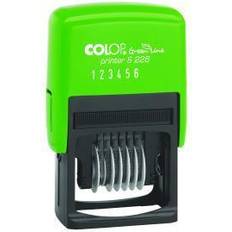 Green Line Numbering Stamp