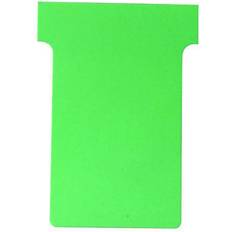 Nobo 32938902 T-Cards A50 Size 2 Green (Pack 100) 32938902