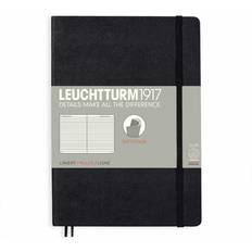 Leuchtturm1917 Leuchtturm1917 Ruled Softcover Notebook Black, 5-3/4" x 8-1/4"
