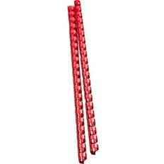 Rouge Fournitures de reliure GBC 4028215 CombBind Binding Combs 10mm Red Pack of 100