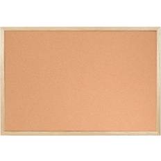 Bi-Office Cork Noticeboard Pine Wood Frame 900 x 600 mm Naturel 90x60cm