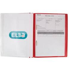 Office Supplies ELBA Pocket Report File A4 Red (Pack of 25) 400055038