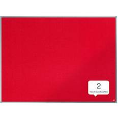 Nobo Essence Felt Notice Board 1200 x 900mm Red 1904067