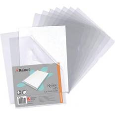 Rexel Nyrex Cut Flush Folder A4 Clear (25 Pack)