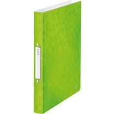Green Binders & Folders Leitz WOW Ring Binder A4 25mm Green (Pack of 10) 42410054