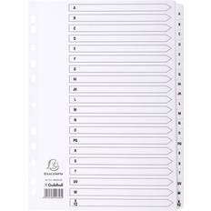 FSC (The Forest Stewardship Council) Binders & Folders Exacompta Guildhall Mylar Index A-Z A4 White