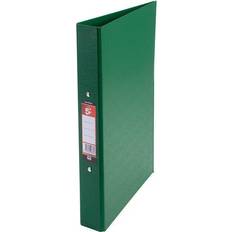 Q-CONNECT 2-Ring Binder A4 Polyprop Green (Pack-10) Green