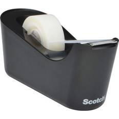 Scotch Tape & Tapeholdere Scotch vægtet tape dispenser inklusive 1 rulle Magic Tape, sort