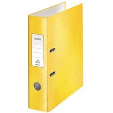 Office Supplies Leitz 180° WOW Laminated Lever Arch File. 80mm. A4. Yellow.