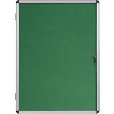 Bi-Office VT740102150 Enclore Green Felt Lockable Noticeboard Display Case 20