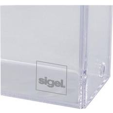 Dokumentenhalter & Flipcharts Sigel Business card box VA110 No. of compartments:1 100 cards Transparent 1 pc(s)