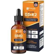 Vitamins & Supplements Prowise Healthcare Vitamin D3 4000iu K2 MK7 25µg Orange Liquid Drops 30ml