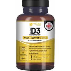 Vitamin D3 4000IU High Strength I 425 Vegetarian Tablets