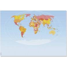 Multikleur Papieropslag & Bureau-organizers Sigel World Map HO560 595 mm x 410 mm