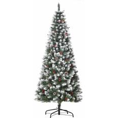 Interior Details Homcom Artificial Xmas Pencil Christmas Tree 182.9cm