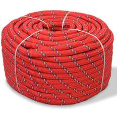 Corde marine vidaXL Corda Marina in Polipropilene 6 mm 500 m Rossa Rosso