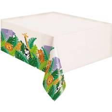 Dyr Duge Unique Party Plastikdug Jungle Safari 54 x 84 cm