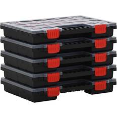 VidaXL Sortimentsbokse vidaXL Sortimentbokse 5 stk. 34,5x25x5 cm polypropylen
