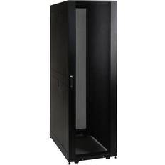 Tripp Lite 42U Rack Enclosure Server Cabinet Knock-Down w/ Doors & Sides Rack skåp svart 42U 19"