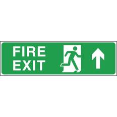 Vogue Fire Exit Sign Arrow Up