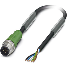 Electrical Cables Phoenix Contact Sac-5P- 5,0-Pur/m12Fs Sensor Cable, 5Pos, M12 Socket, 5M