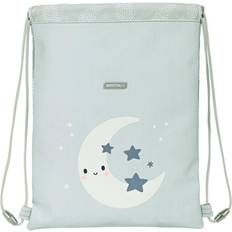 Bolsas de gimnasio Safta Bolsa Mochila con Cuerdas Luna Gris 26 x 34 x 1 cm