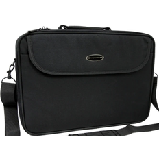 Nylon Computertasker Esperanza Classic+ Notebook Bag 17" - Black