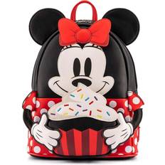 Loungefly Disney Minnie Oh My Cosplay Sweets Mini Backpack - Black/Red