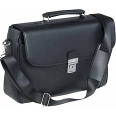 Pierre Tasker Pierre Mini 10 computertaske i sort nappalæder