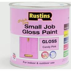 Pink Paint Rustins Quick Dry Small Job Gloss 250ml Candy Pink