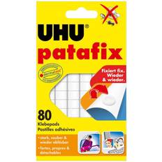 UHU Allroundlim UHU 44810 Patafix Limkuddar, Vit, 80 Stycken