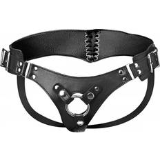 Læder harness XR Brands Læder Strap-On Harness