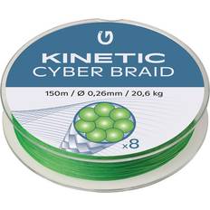 Kinetic 8 braid Kinetic 8 Braid Fluo Green 150m Green 0.16mm/12.0kg