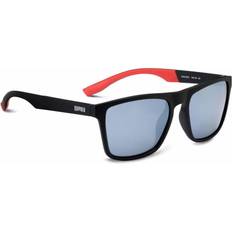 Rapala Urban Visiongear solbrille-301A-Matte Black/Red-Grey Blue lens